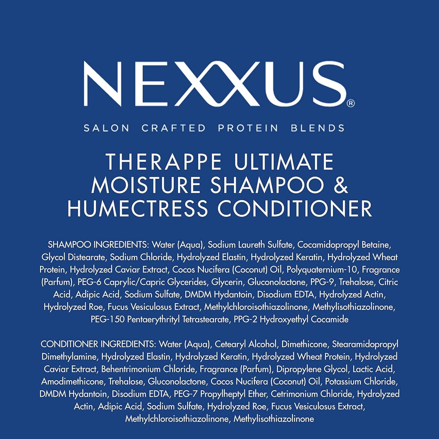 Shampoo and Conditioner Therappe Humectress 2 Count for Dry Hair Silicone-Free, Moisturizing Caviar Complex and Elastin Protein 33.8 Oz - WORLD TIME VISITS