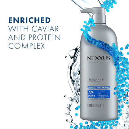 Shampoo and Conditioner Therappe Humectress 2 Count for Dry Hair Silicone-Free, Moisturizing Caviar Complex and Elastin Protein 33.8 Oz - WORLD TIME VISITS