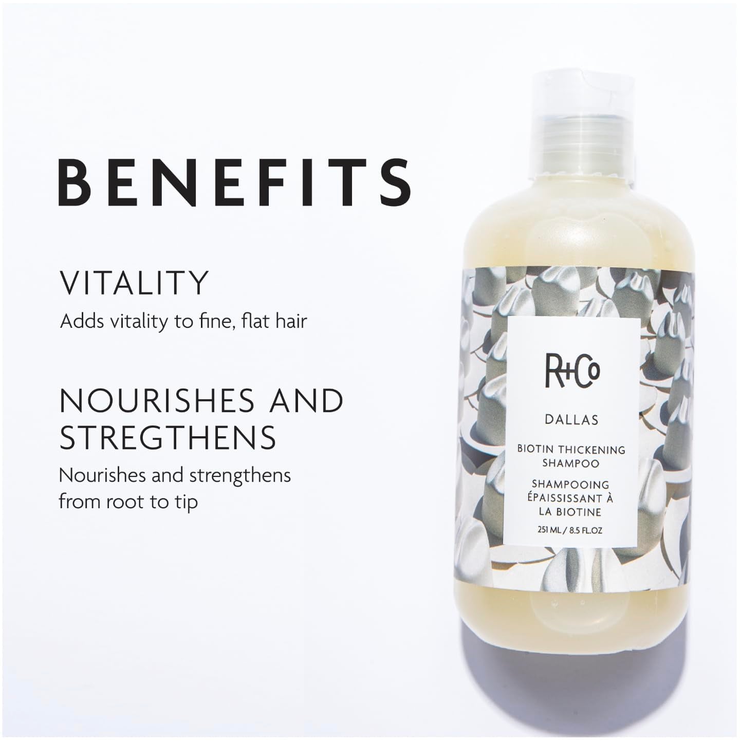 Dallas Thickening Shampoo | Biotin for Hair Growth, Thickening, + Strengthening | Vegan + Cruelty-Free | - WORLD TIME VISITS