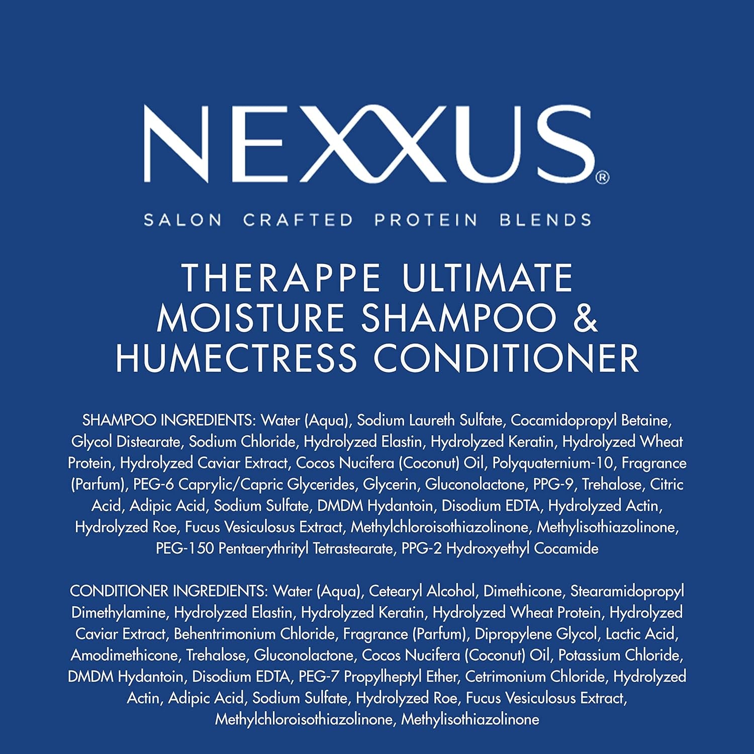 Shampoo and Conditioner Therappe Humectress 2 Count for Dry Hair Silicone-Free, Moisturizing Caviar Complex and Elastin Protein 33.8 Oz - WORLD TIME VISITS