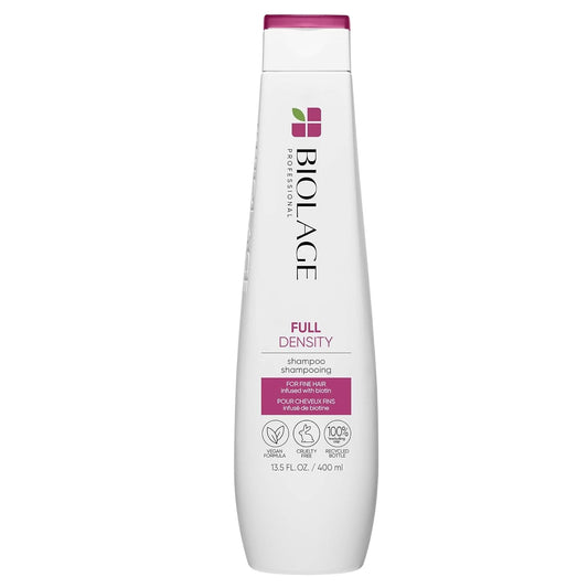 Biolage Full Density Thickening Shampoo - Provides Volume for Fuller & Thicker Hair with Biotin, for Thin & Fine Hair, Vegan and Paraben & Silicone Free - WORLD TIME VISITS