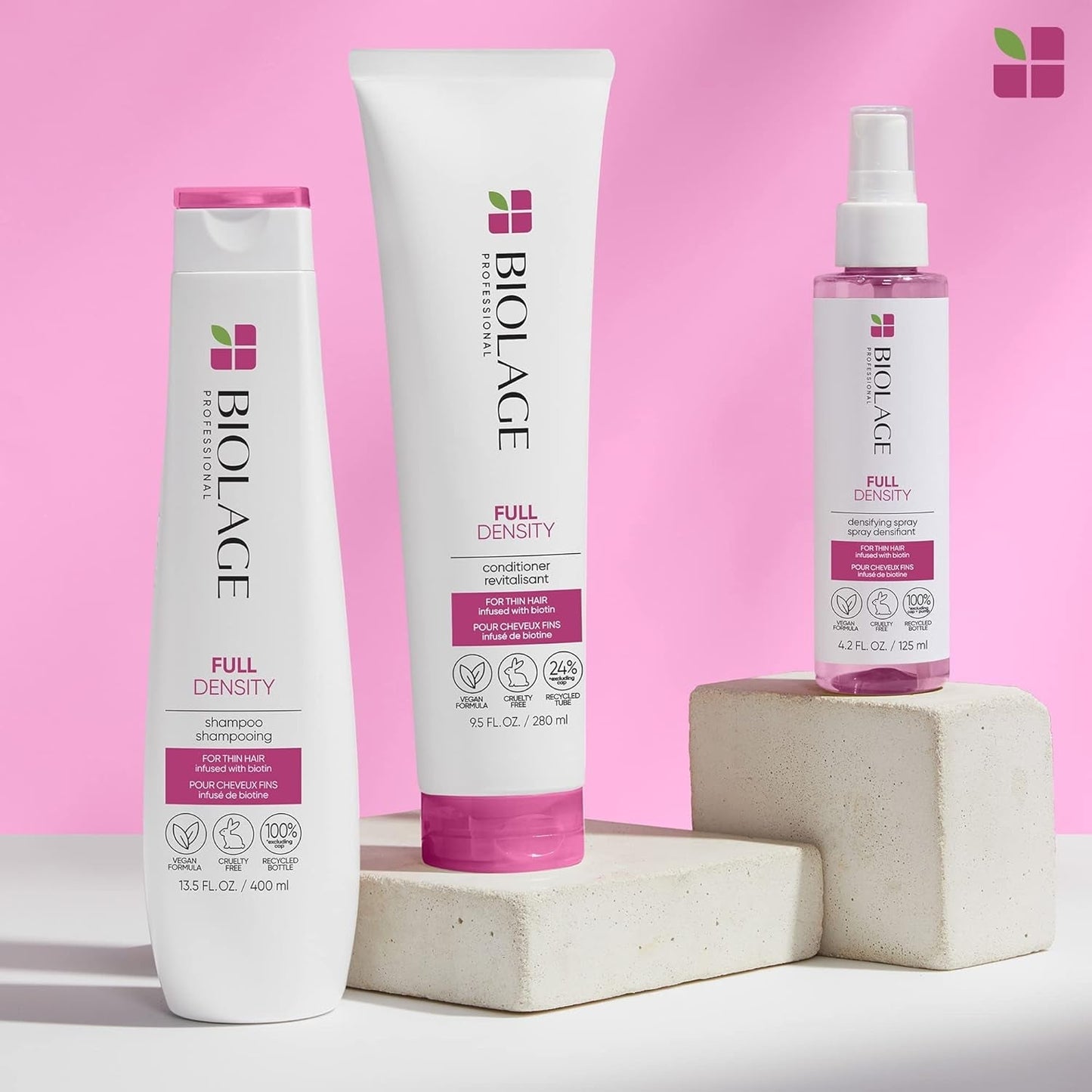 Biolage Full Density Thickening Shampoo - Provides Volume for Fuller & Thicker Hair with Biotin, for Thin & Fine Hair, Vegan and Paraben & Silicone Free - WORLD TIME VISITS