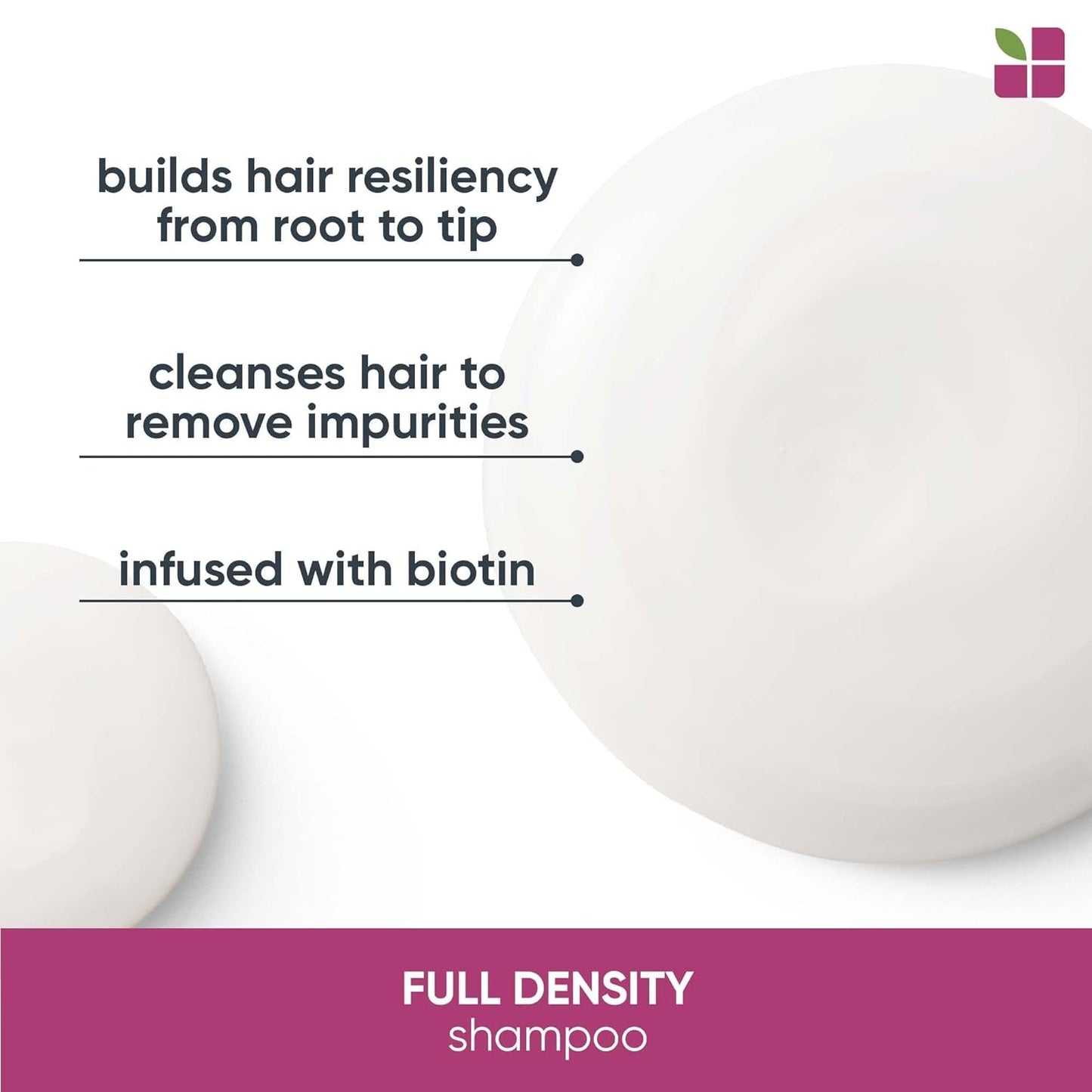 Biolage Full Density Thickening Shampoo - Provides Volume for Fuller & Thicker Hair with Biotin, for Thin & Fine Hair, Vegan and Paraben & Silicone Free - WORLD TIME VISITS