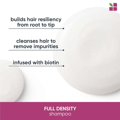 Biolage Full Density Thickening Shampoo - Provides Volume for Fuller & Thicker Hair with Biotin, for Thin & Fine Hair, Vegan and Paraben & Silicone Free - WORLD TIME VISITS