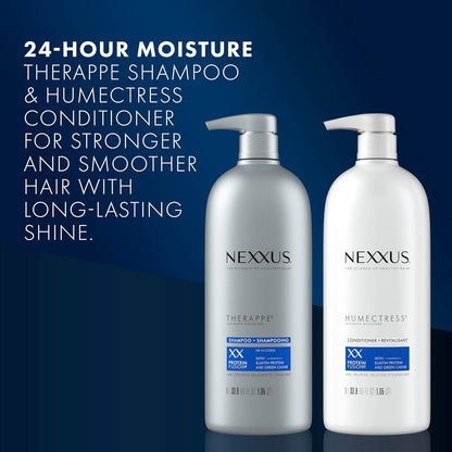 Shampoo and Conditioner Therappe Humectress 2 Count for Dry Hair Silicone-Free, Moisturizing Caviar Complex and Elastin Protein 33.8 Oz - WORLD TIME VISITS