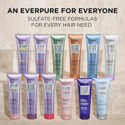 Everpure Brightening and Nourishing Shampoo for Gray Hair, Sulfate-Free Vegan Formula with Peptides, 8.5 Fl Oz - WORLD TIME VISITS