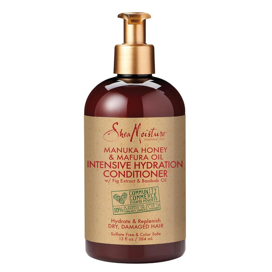 Conditioner Intensive Hydration for Dry, Damaged Hair Manuka Honey and Mafura Oil to Nourish and Soften Hair 13 Oz - WORLD TIME VISITS