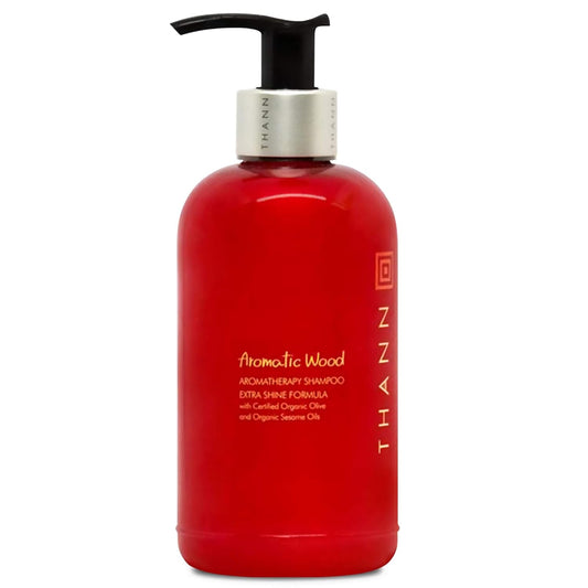 Aromatic Wood Aromatherapy Hair Shampoo for Men and Women - Extra Shine Shampoo with Organic Olive Oil & Sesame Oil, Silicone & Paraben Free, Fresh Citrus Scent, 250 ML (8.5 Fl Oz) - WORLD TIME VISITS