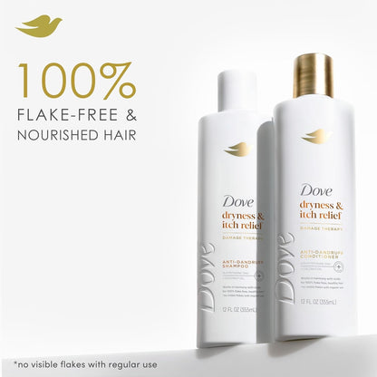 Damage Therapy Derma Shampoo Dryness + Itch for Flaky Scalp with Pyrithione Zinc and Coconut Oil 12 Fl Oz