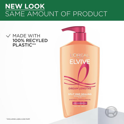 Elvive Dream Lengths Shampoo and Conditioner Kit, Paraben Free, 1 Kit - WORLD TIME VISITS