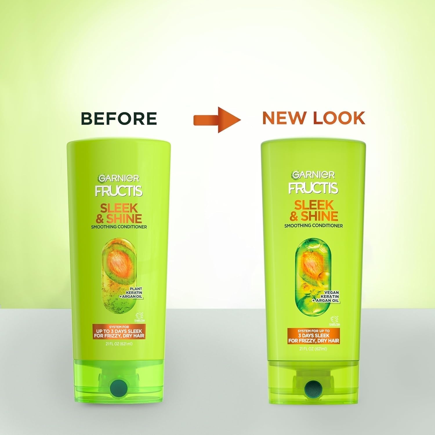 Fructis Sleek & Shine Conditioner, Frizzy, Dry, Unmanageable Hair, 21 Fl. Oz.(Packaging May Vary) - WORLD TIME VISITS