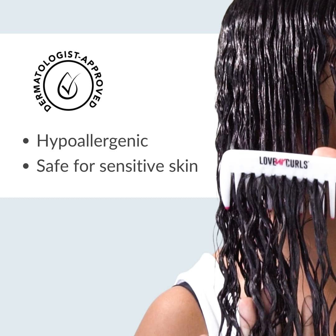 LUS Brands Conditioner for Curly, Wavy, Kinky - Coily Hair, 8.5 Oz - Silicone - Free, Hydrating, Detangling for Soft, Smooth Curl Definition - Hair Treatment for Dry Damaged Hair - WORLD TIME VISITS