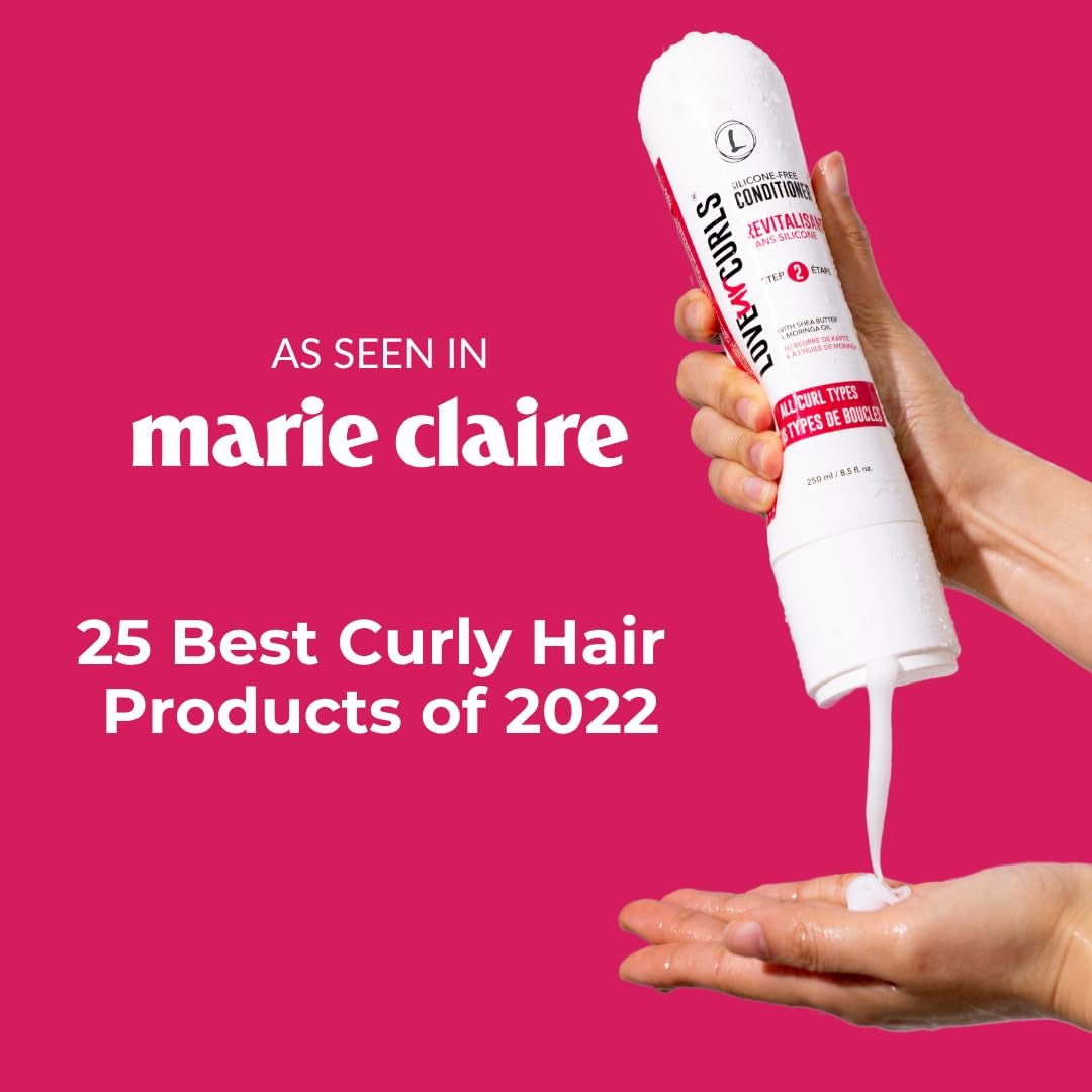 LUS Brands Conditioner for Curly, Wavy, Kinky - Coily Hair, 8.5 Oz - Silicone - Free, Hydrating, Detangling for Soft, Smooth Curl Definition - Hair Treatment for Dry Damaged Hair - WORLD TIME VISITS