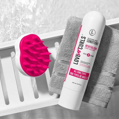 LUS Brands Conditioner for Curly, Wavy, Kinky - Coily Hair, 8.5 Oz - Silicone - Free, Hydrating, Detangling for Soft, Smooth Curl Definition - Hair Treatment for Dry Damaged Hair - WORLD TIME VISITS