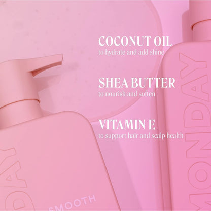 Moisture Conditioner 12Oz for Dry, Coarse, Stressed, Coily and Curly Hair, Made from Coconut Oil, Rice Protein, Shea Butter, & Vitamin E, 100% Recyclable Bottles (350Ml) (10434) - WORLD TIME VISITS