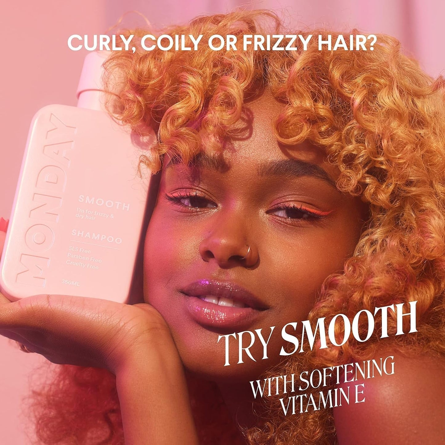 Moisture Conditioner 12Oz for Dry, Coarse, Stressed, Coily and Curly Hair, Made from Coconut Oil, Rice Protein, Shea Butter, & Vitamin E, 100% Recyclable Bottles (350Ml) (10434) - WORLD TIME VISITS