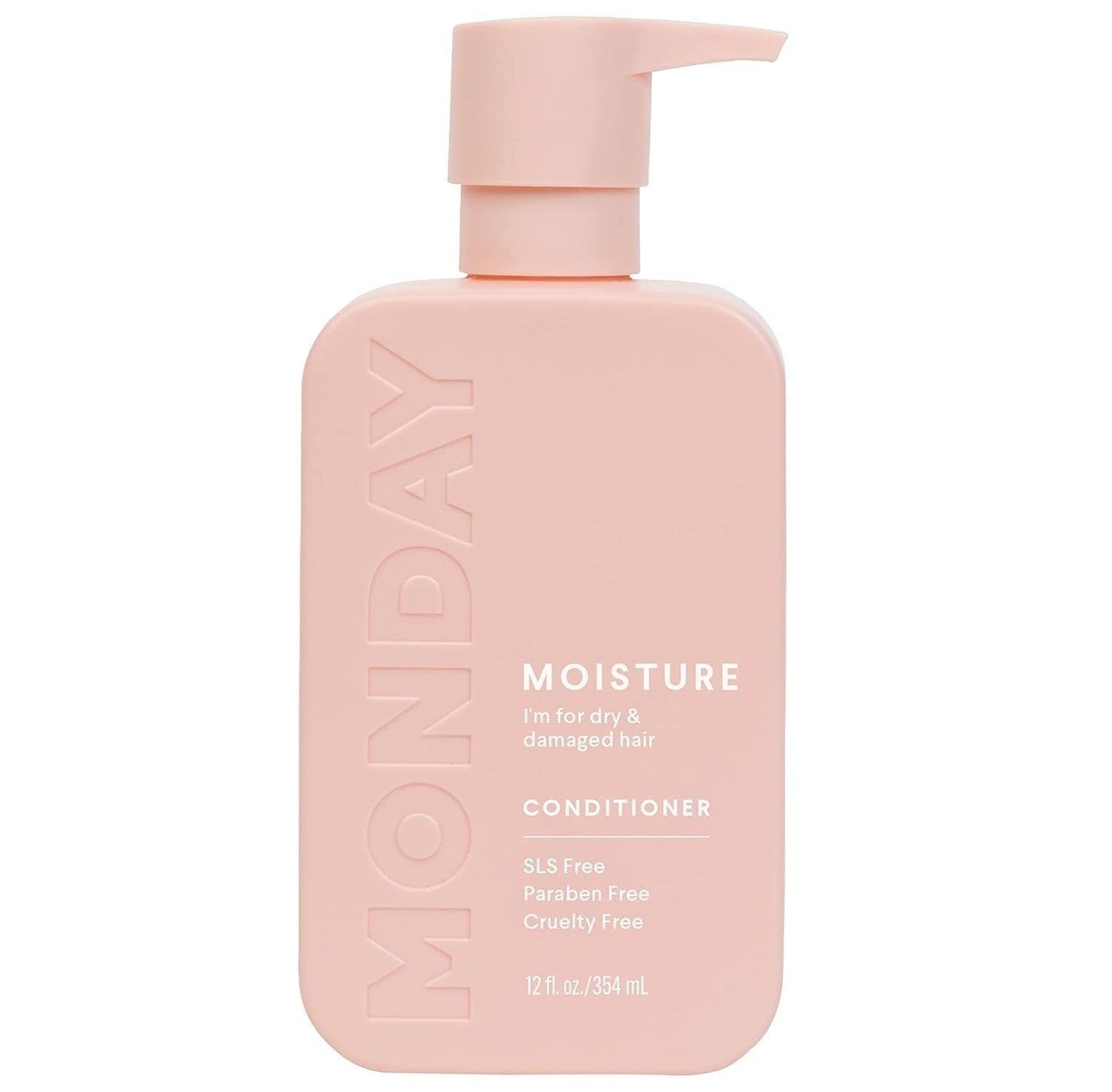 Moisture Conditioner 12Oz for Dry, Coarse, Stressed, Coily and Curly Hair, Made from Coconut Oil, Rice Protein, Shea Butter, & Vitamin E, 100% Recyclable Bottles (350Ml) (10434) - WORLD TIME VISITS