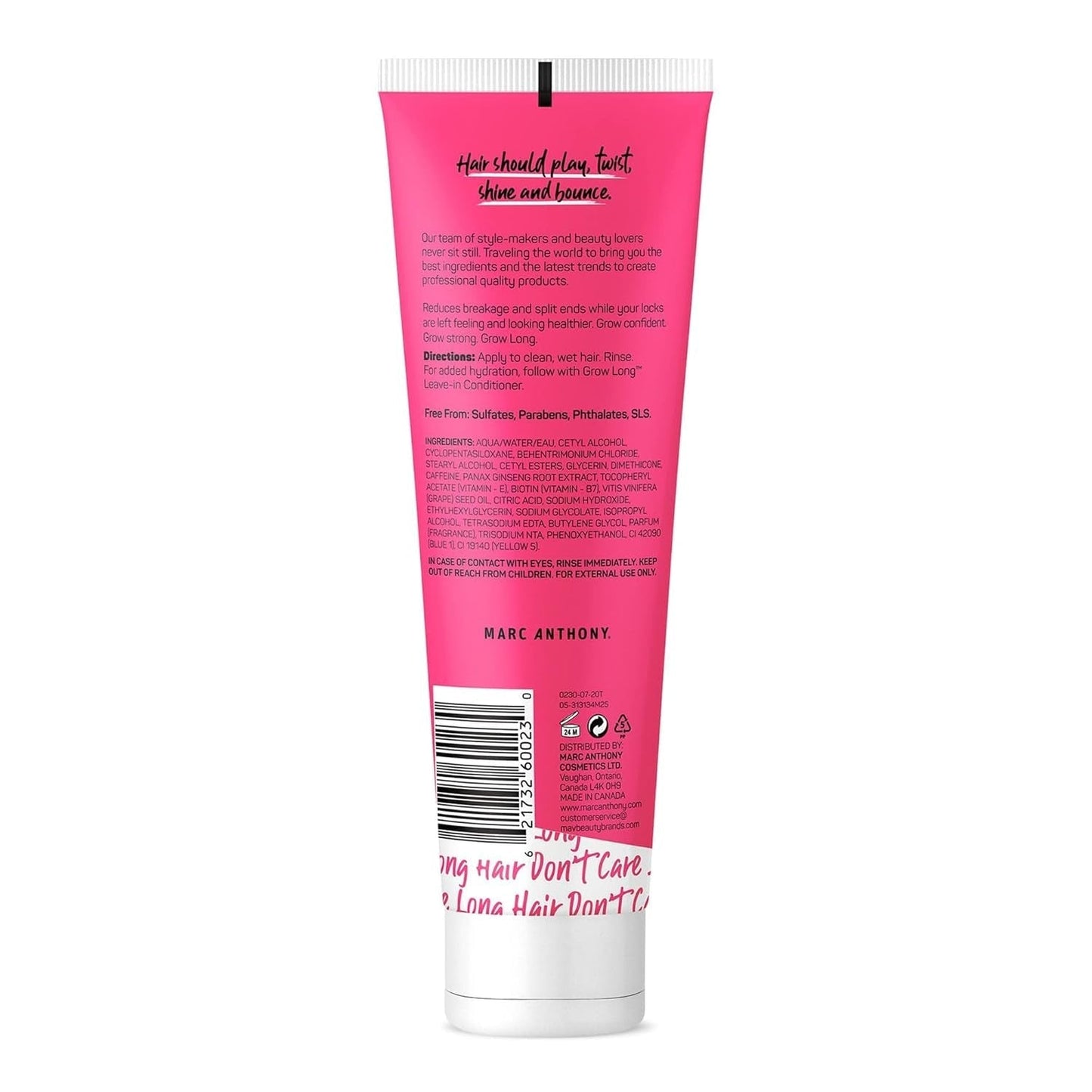 Strengthening Conditioner, Grow Long - Anti - Frizz, Anti - Breakage & Nourishing Formula for Split Ends, & Hair Growth - Biotin, Vitamin E, Caffeine & Ginseng for Dry & Damaged Hair - WORLD TIME VISITS