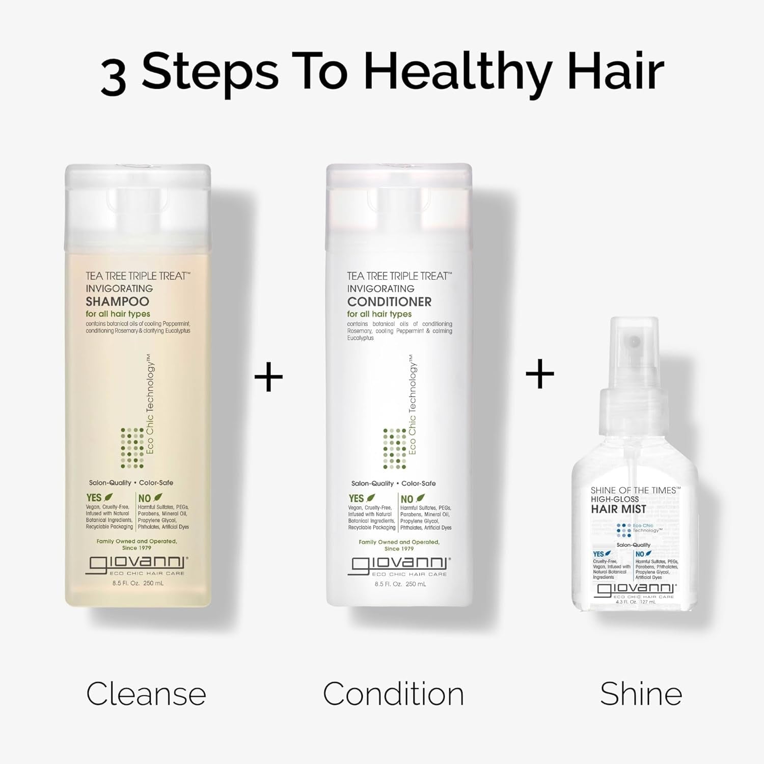 Tea Tree Triple Treat Invigorating Conditioner - Cooling Peppermint, Eucalyptus, Rosemary, Helps Dry Flaking Scalp, Paraben Free, Helps to Moisturize, Smooth & Detangle - 24 Oz (1 Pack) - WORLD TIME VISITS