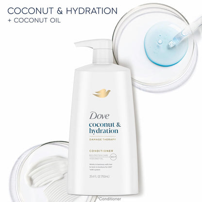 Ultra Care Coconut & Hydration Conditioner for Dry Hair with Jojoba and Sweet Almond Oils, 25.4 Oz - WORLD TIME VISITS