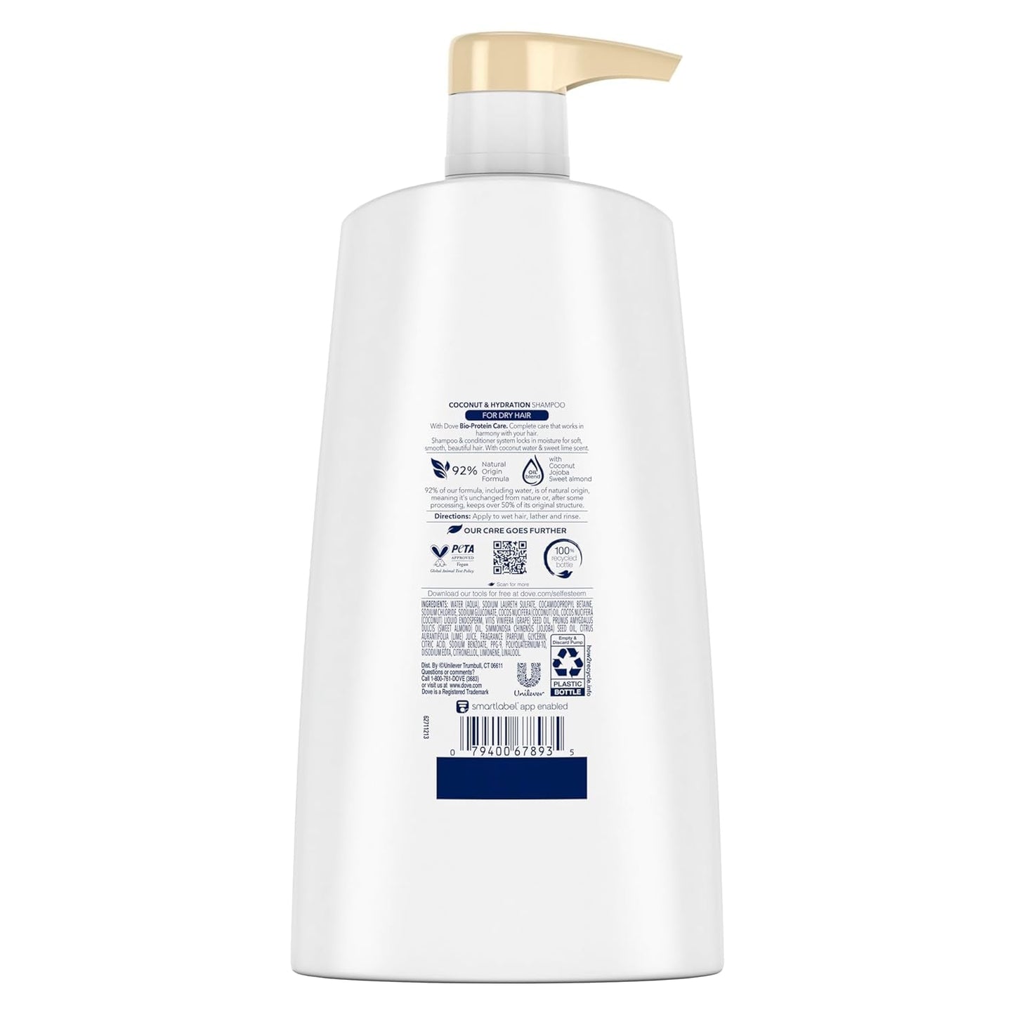 Ultra Care Shampoo Coconut and Hydration for Dry Hair Shampoo with Oil Blend of Coconut, Jojoba & Sweet Almond 25.4 Oz - WORLD TIME VISITS