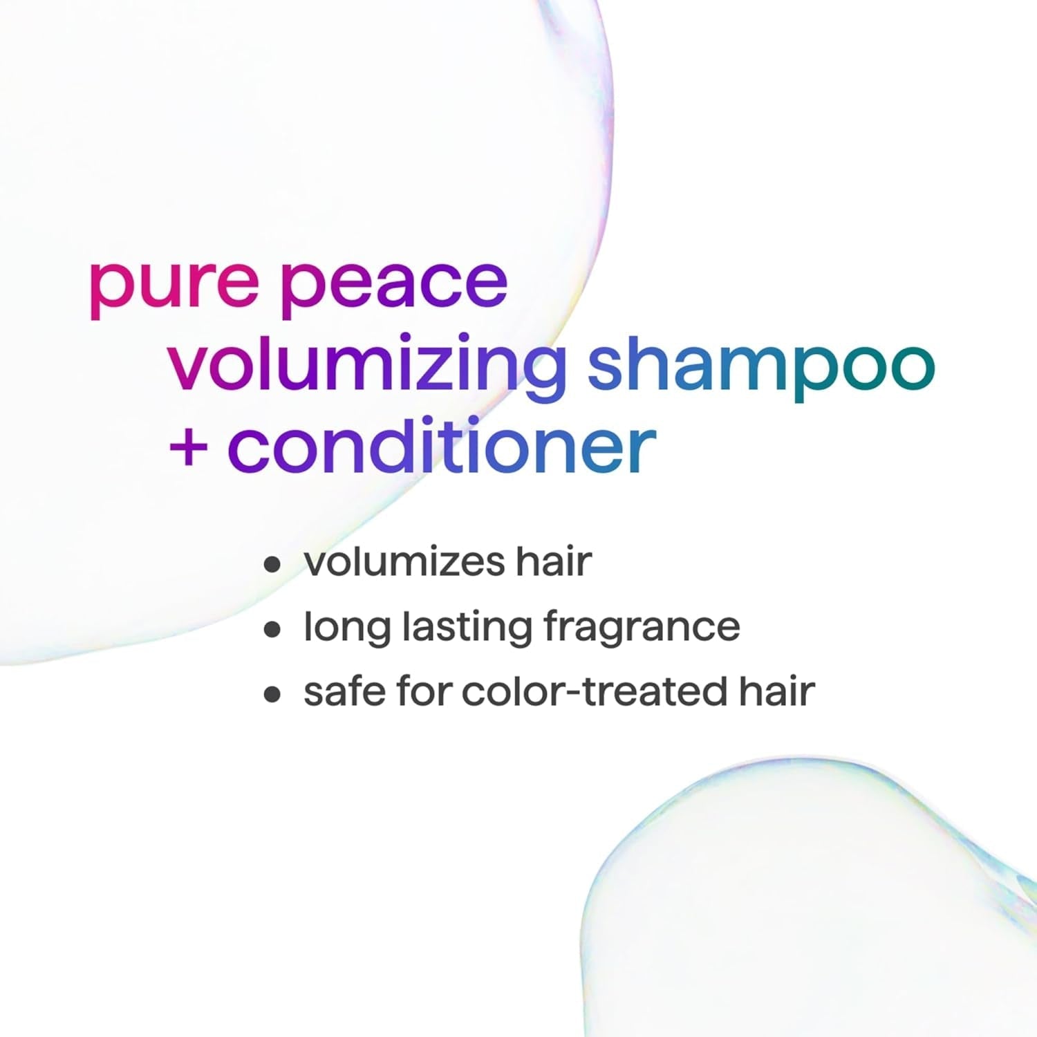 Volumizing Conditioner, Pure Peace with Rose, Peony, and Pink Sea Salt Scent Notes, Paraben and Sulfate Free, 13.5 Oz (Pack of 1) - WORLD TIME VISITS