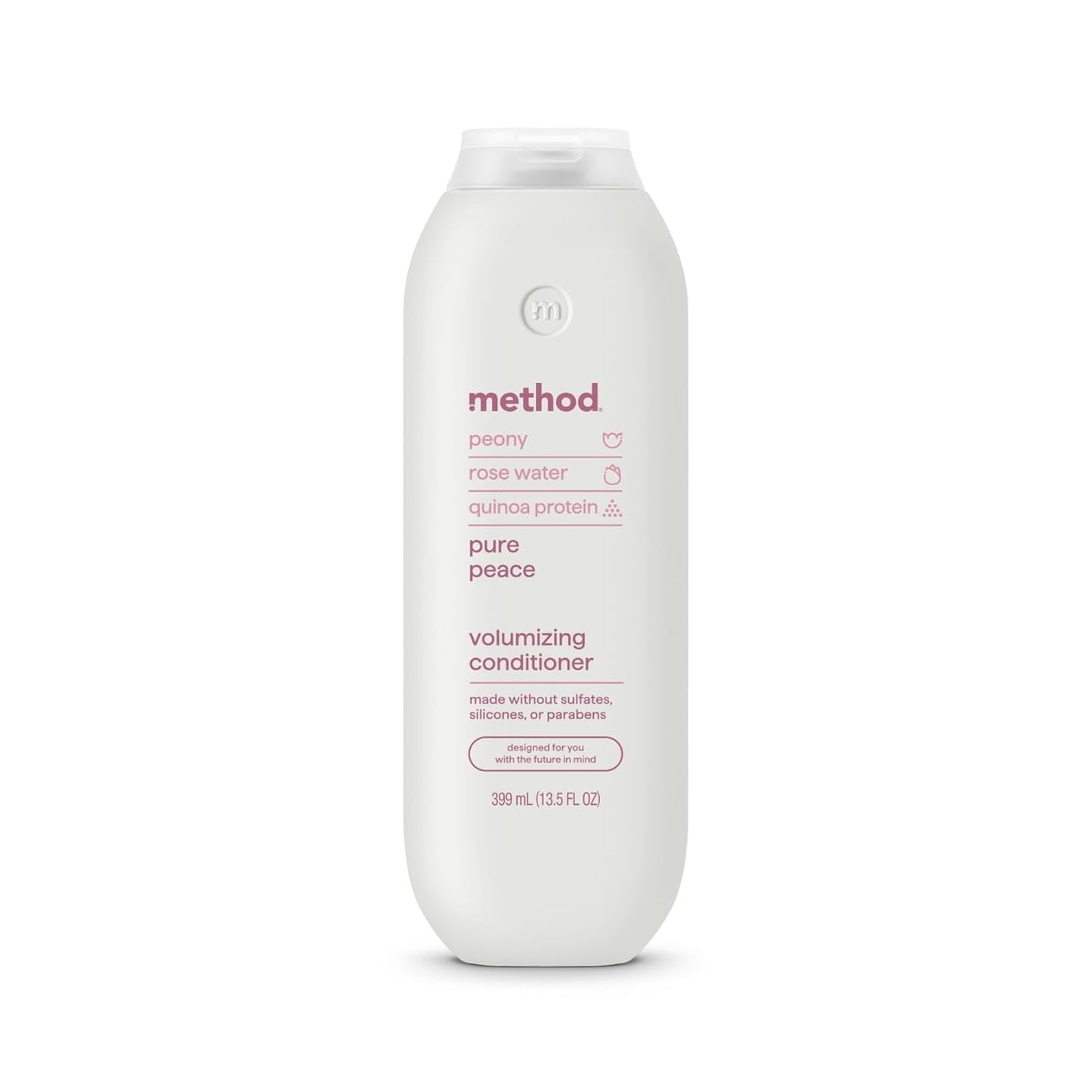 Volumizing Conditioner, Pure Peace with Rose, Peony, and Pink Sea Salt Scent Notes, Paraben and Sulfate Free, 13.5 Oz (Pack of 1) - WORLD TIME VISITS